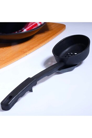 btm home 1Pc Heat Resistant 3 Function Kitchen Serving Set Fireproof Non-Stick Colander Scoop Spoon Set