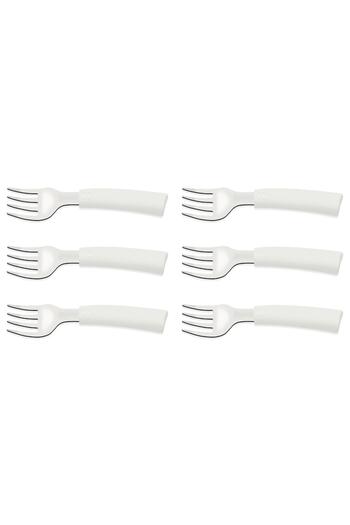 TRAMONTINA Since 1911, Made In Brazil - Brisa Stainless Steel Table Fork With 6pcs Set