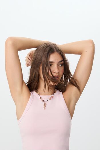 Stradivarius Basic racerback top