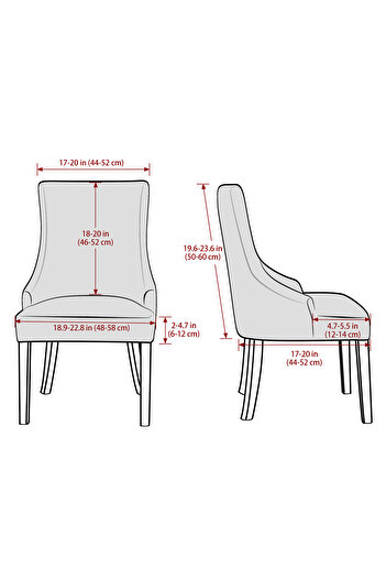 Generic 1 Piece Full-inclusive Silver Fox Velvet Chair Cover Soft And Washable