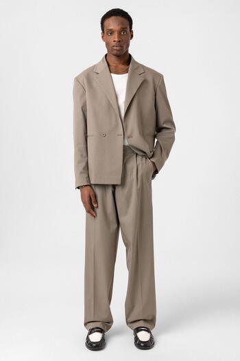 Vamos One Button Oversize Suit and Khaki