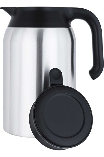 Alsaif Gallery Jaguar Steel Black Hand Vacuum Flask 2 Liter Squeeze