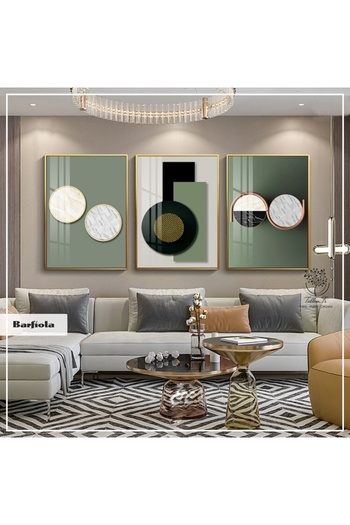 Tablomtr Metal Framed Real Glass Table Barfiola Set of 3