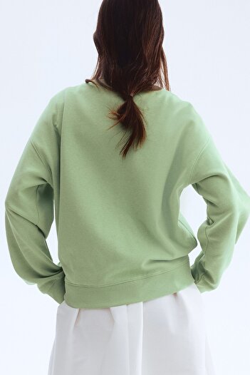 H&M Yazı Motifli Sweatshirt