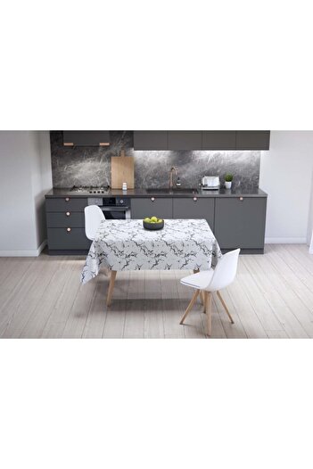 MİRELLA Washable Wipeable Stain Resistant Oilcloth Tablecloth