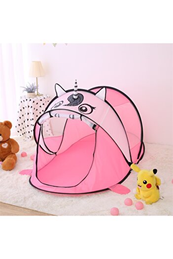 Generic Portable Cute Cartoon Unicorn Game Tent, Children's Playhouse Foldable Baby Sleeping Mosquito Net