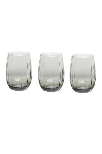 Paşabahçe 420302 Linka Gray Color Water Glass, 6 Pack 240 Cc