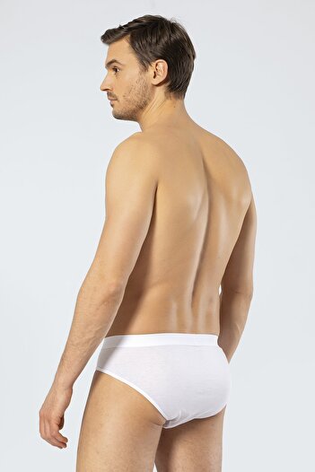 Cacharel Single Jersey Woven White Classic Men's Slip, 50% Modal 50% Cotton