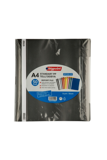 Bigpoint Ring Binder 50 Pack, Standard, for A4 Pocket File, Black