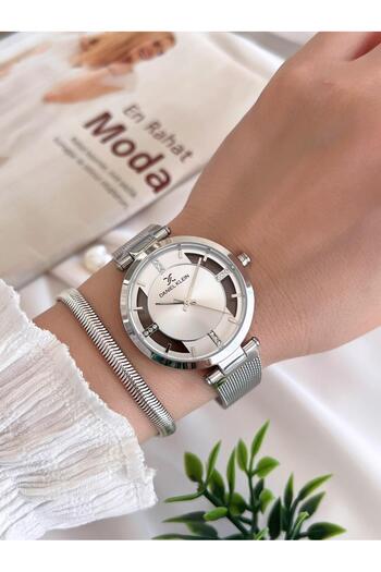 Daniel Klein Steel Cord 3 Atm Water Resistant Special Design Women Wristwatch+Bracelet Vs.Blkt.0446