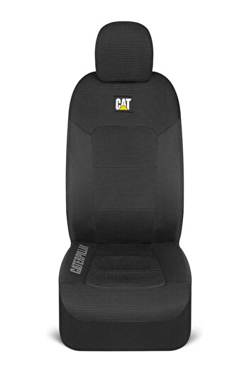 Cat Universal Fit Hexagon Design Mesh Flex Car Front Seat Cover
