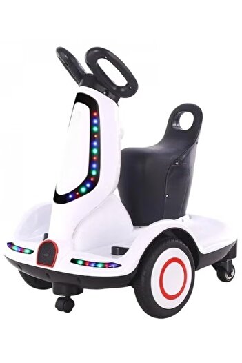 Primo Plus Electric scooter for children, four-wheel electric scooter with double drive, music and light