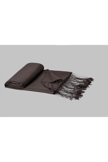 ARMANDA Silk Shawl - 100% Silk Shawl Brown