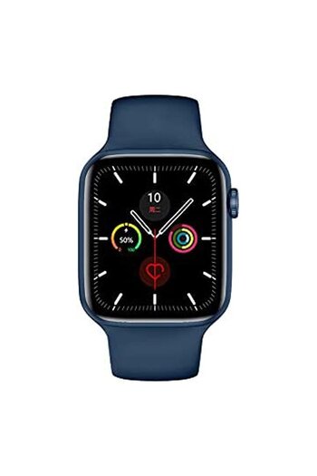 WIWU Sports Smartwatch, Blue, SW01GN Full Touchscreen Fitness Tracker with Heart Rate Monitor