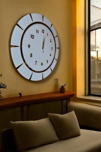 Nixar Desing Dekoratif Ahşap Duvar Saati Lüks Duvar Dekoru Sessiz Mekanizma Modern Saat Ahşap Saat Wall Clock