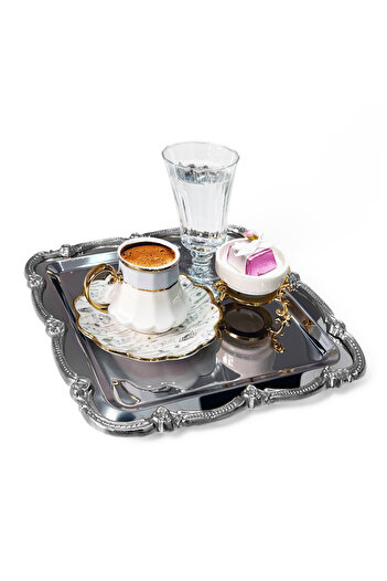 EVSTYLE GÜMÜŞ SARMAŞIK TEPSİ - PASLANMAZ ÇELİK