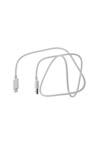 OEM USB 2.0 to microUSB cable, PVC sheath, 85cm, white