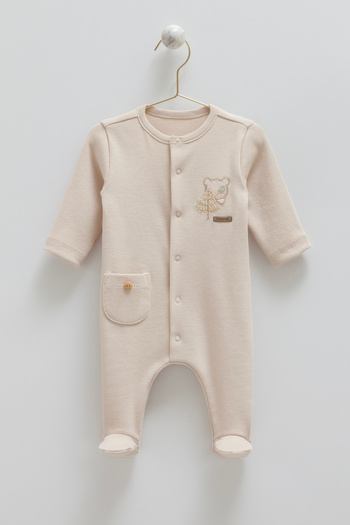 Caramell Baby Boy Jumpsuit 100% Cotton Hello Forest Series (All Sizes with Pads)