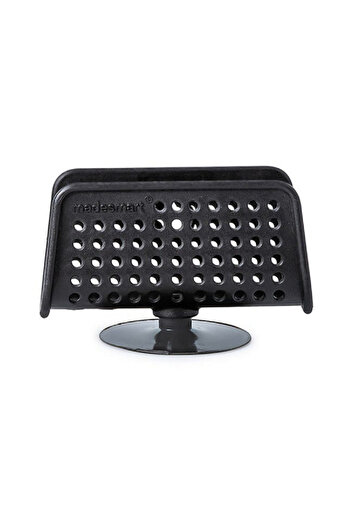 Madesmart Antimicrobial BPA Free In-Sink Organization Sponge Holder Black
