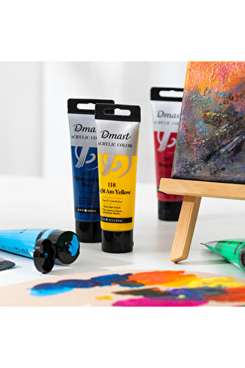 Deli EC330-DR Acrylic Paint 100ml – ideal for paper, canvas, and mixed media use