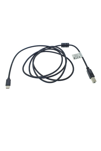 Lanberg Cablu imprimantă USB tip C USB 2.0, 1,8 m, Lanberg 42979, USB B la USB-C, cu miez de ferită, negru