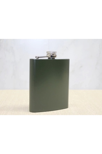 shopwave Single Khaki 7 oz Flask Alk3899