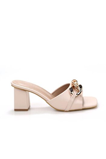 PİSAGOR Pythagoras Ps-32460 6 cm Heeled Women's Slippers