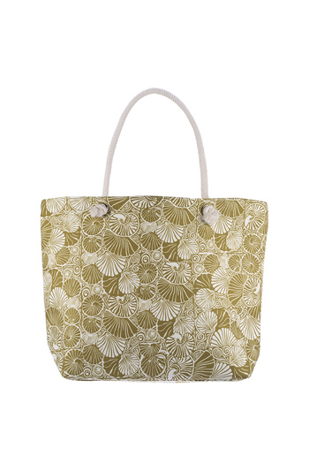 Bordomix Women's Zippered Beach Bag Patterned Beach Bag Daily Bag Picnic Bag Y25670-01