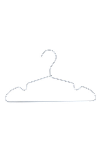 HONEYBEE 5-Piece Kids Hanger Silver