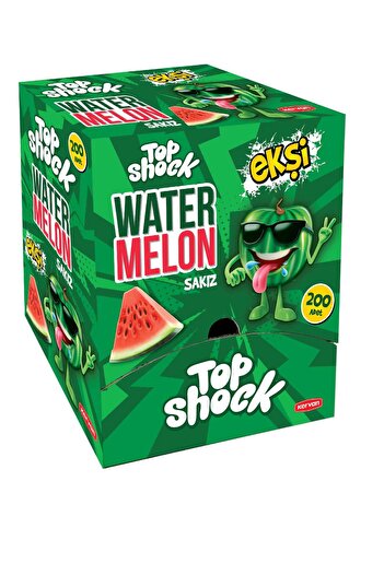 Kervan Top Shock – Chewing Gum With Intense Flavor – 5.4g X 200 Pieces | Individual Packaging