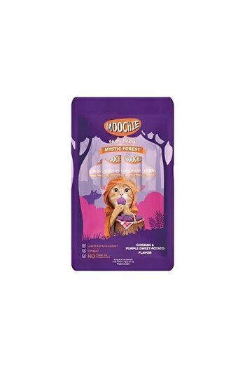 Mochi Creamy Cat Treats Chicken & Sweet Potato Flavor 5 Envelopes