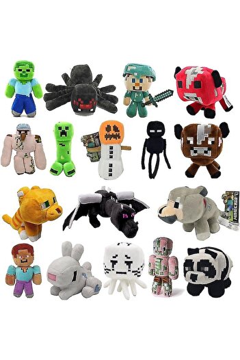 victiny Set 5 Minecraft Plush VICTINY ® 15/20 cm