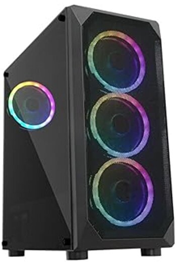 Qedii 0912Jalmsl546 Xmesh 4X120Mm Rainbow Fan Gaming Case Oy864Efgjkn Etc 1109836