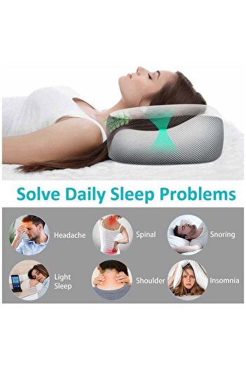 COOYA Memory Foam Cervical Pillow, for Neck&Shoulder Pain, Ergonomic Orthopedic Neck Support Pillow