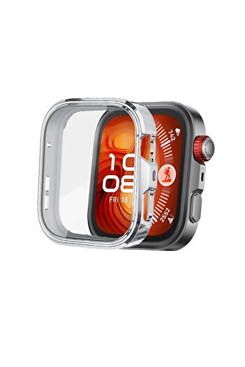 Tagomoon Huawei Watch Fit 4 PRO ile Uyumlu Kasa Ve Ekran Koruyucu 360 Tam Koruma Silikon Kılıf