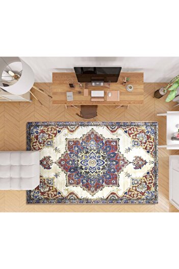Al Kaffary Carpet سجادة جيهان، سجادة تقليدية بتصميمات هادئة وجميلة، مناسبة لجميع المساحات، متعددة الألوان