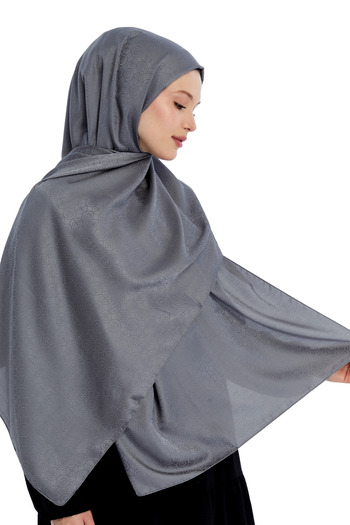 Altobeh Monogram Star Pattern Shawl - Smoked
