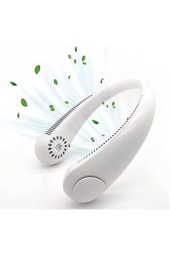 Yuwell YU WELL Portable Neck Fan Personal Neck Fan with 3 Wind Speed For Office Traveling Outdoor Sports Ac