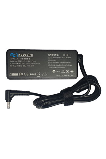 nelbo Incarcator laptop nelbo compatibil Lenovo B50-10 65W 20V 3.25A, tip mufa 4.0 x 1.7 mm