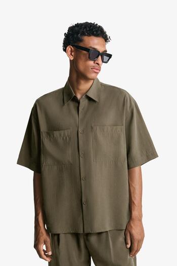 Bershka Short sleeve boxy fit shirt