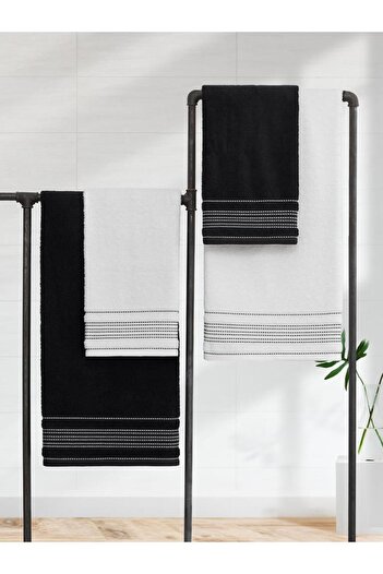 Karna Home Набір рушників з 4 предметів Ladin 50x90