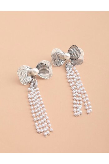 İLVİ Cumana Silver Color Women's Earrings