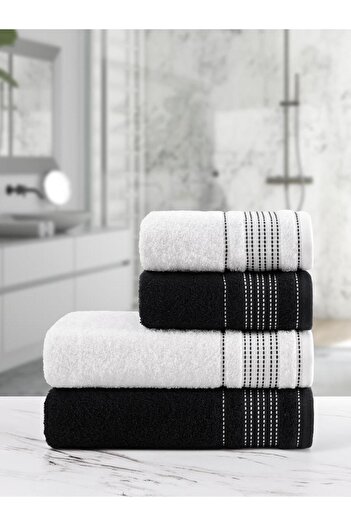 Karna Home Набір рушників з 4 предметів Ladin 50x90