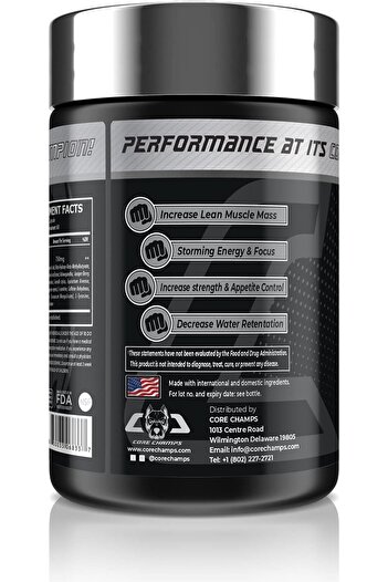 Core Champs Azavar, Lean Muscle Support, 60 Caps, 60 Servings
