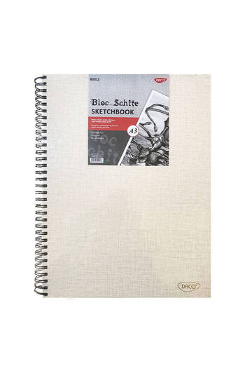 daço Hârtie de schițe A3 Daco, 80 de file, 120 g/m²