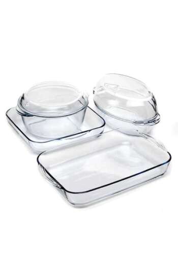 Borcam Borcam 6-piece heat-resistant pot set with lid