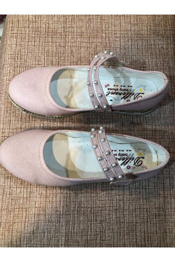 eylül ortopedi Girl's Glittery Pearl Ballerina Shoes