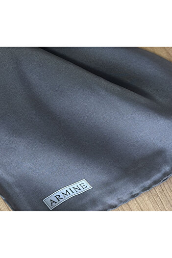 Armine Solid Color Silk Scarf Sura