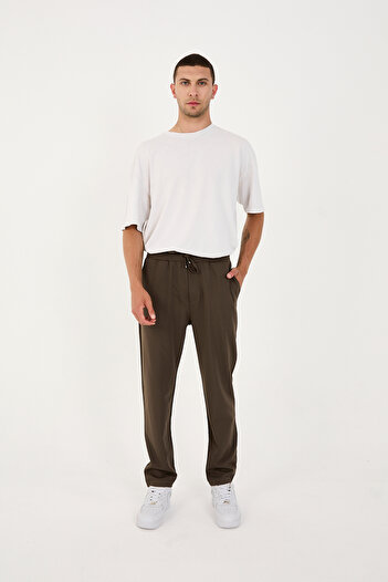 KAPHONE Men's Straight Leg Trousers with Back Pocket