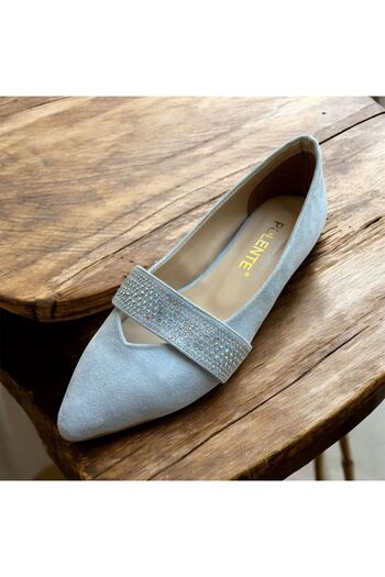 Major Butik Women's Suede Ballerina Shoes